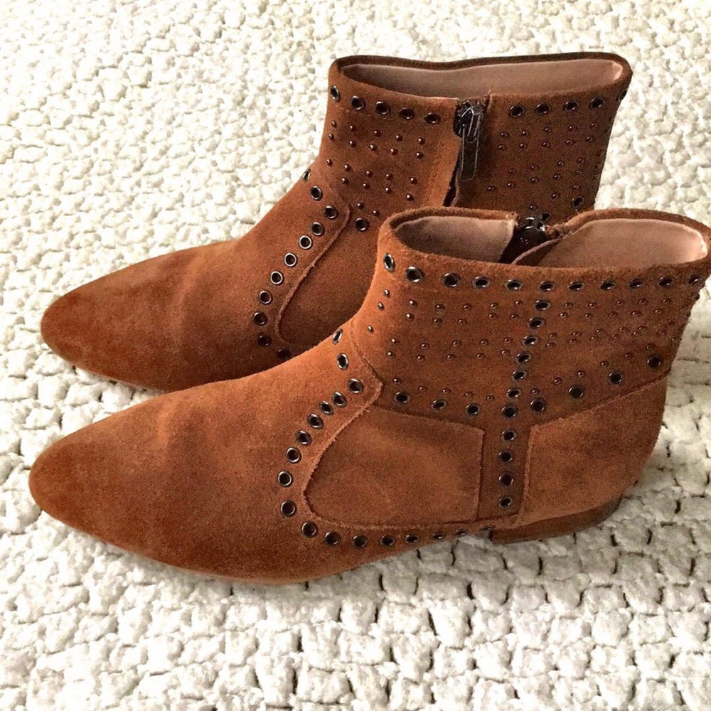 French Connection Charlene Suede Ankle Bootie